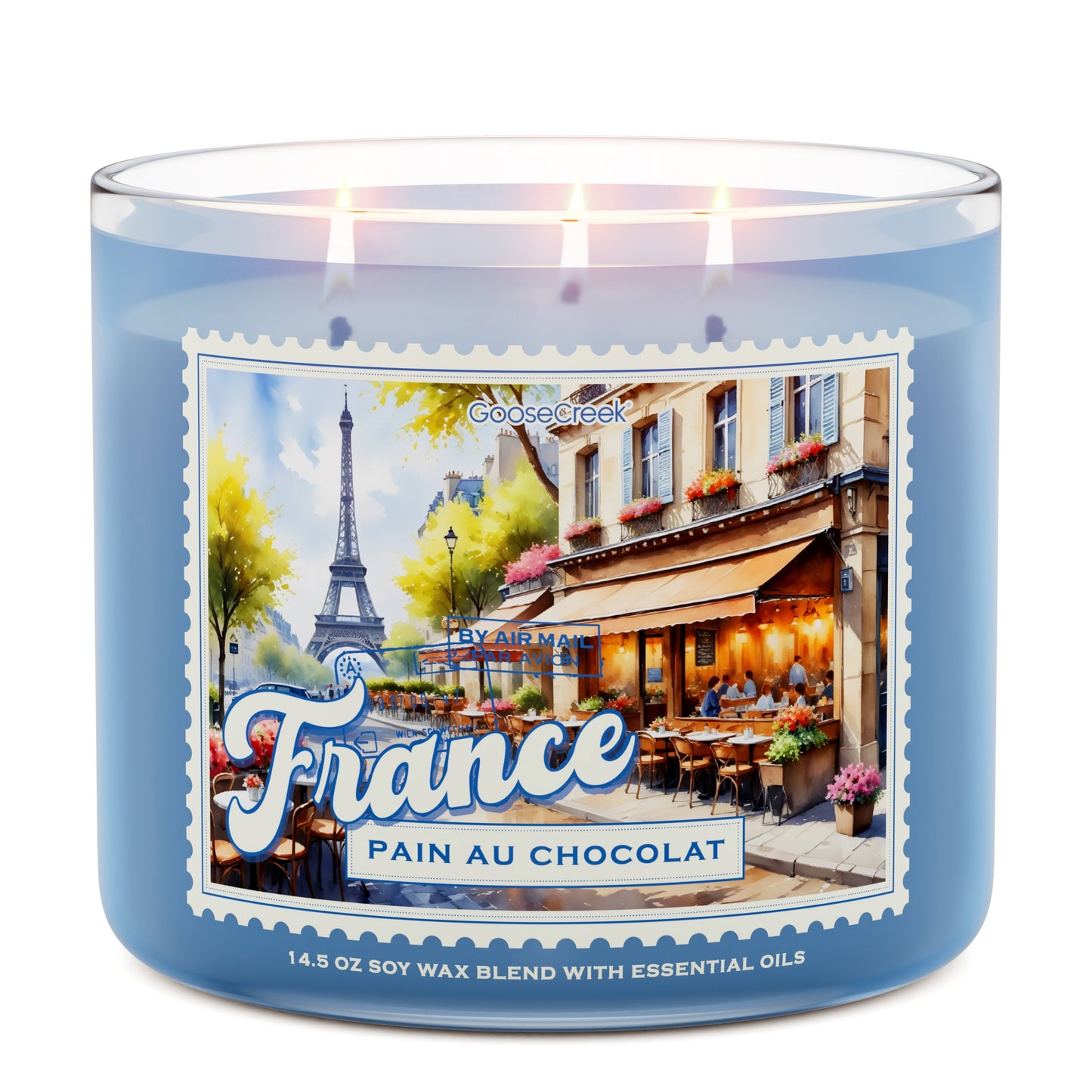 Pain au Chocolat France 3-Wick Candle