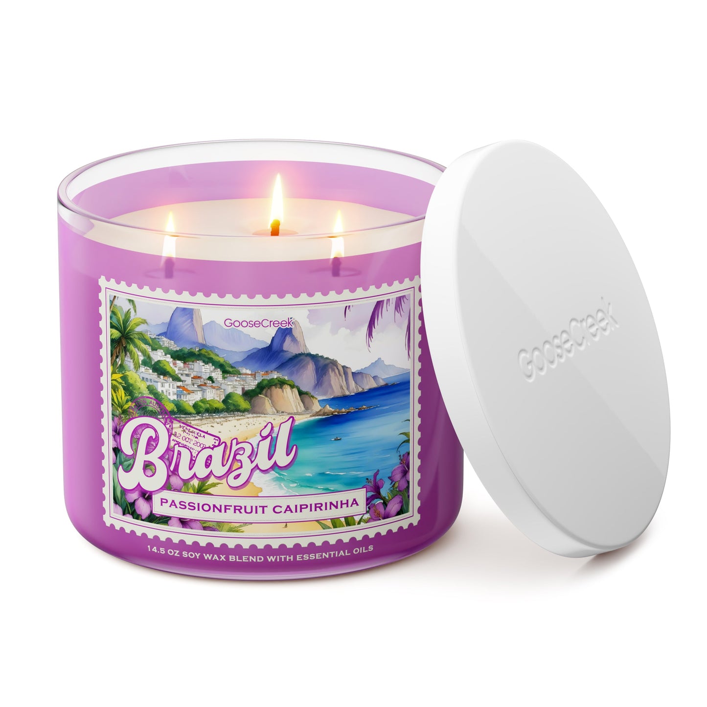 Passionfruit Caipirinha Brazil 3-Wick Candle