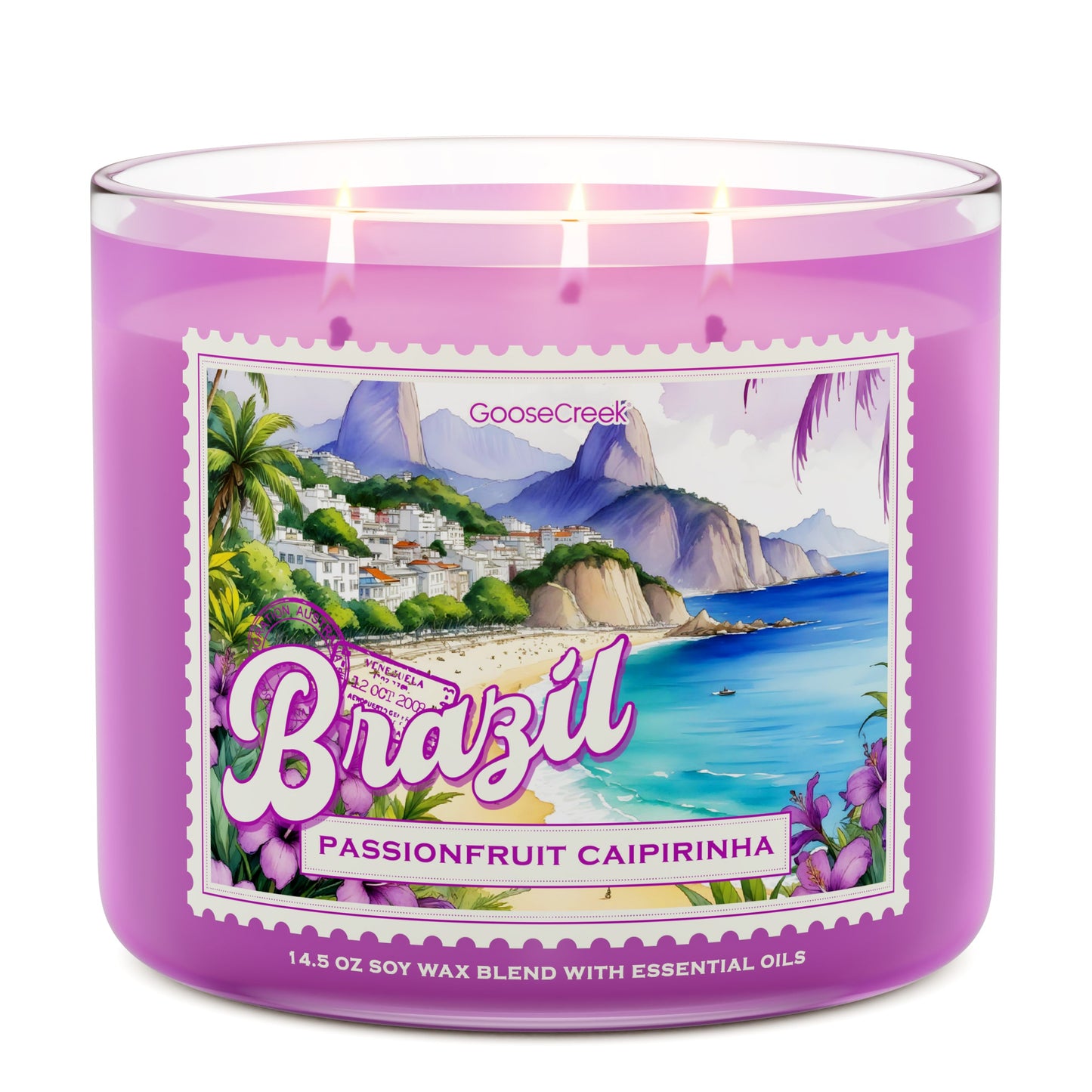 Passionfruit Caipirinha Brazil 3-Wick Candle