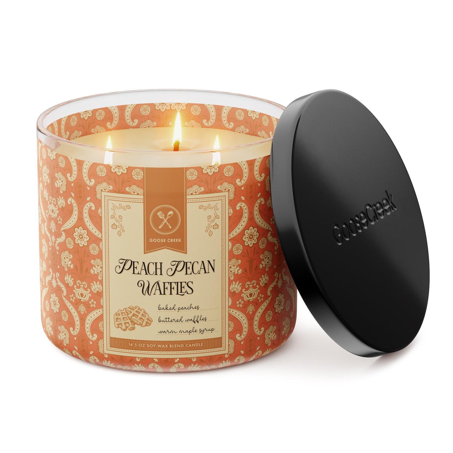 Peach Pecan Waffles 3-Wick Candle