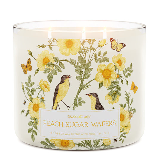 Peach Sugar Wafer Large 3-Wick Candle
