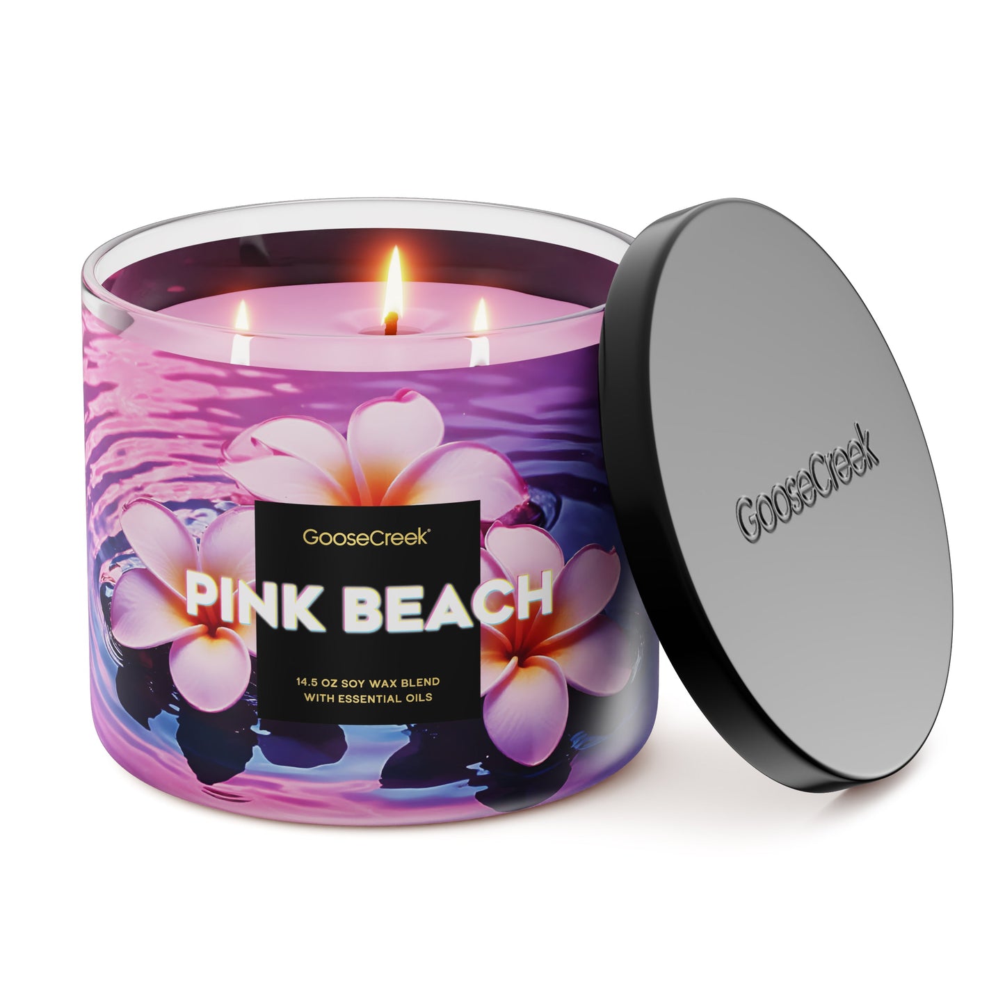 Pink Beach 3-Wick Candle
