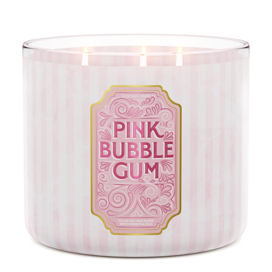 Pink Bubble Gum 3-Wick Candle