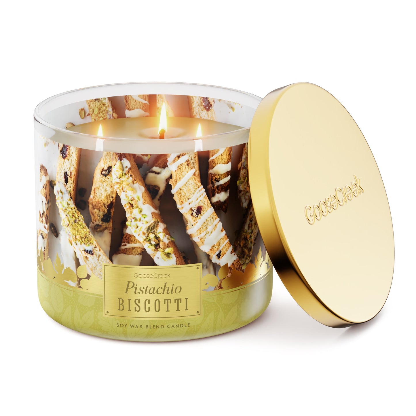 Pistachio Biscotti 3-Wick Candle