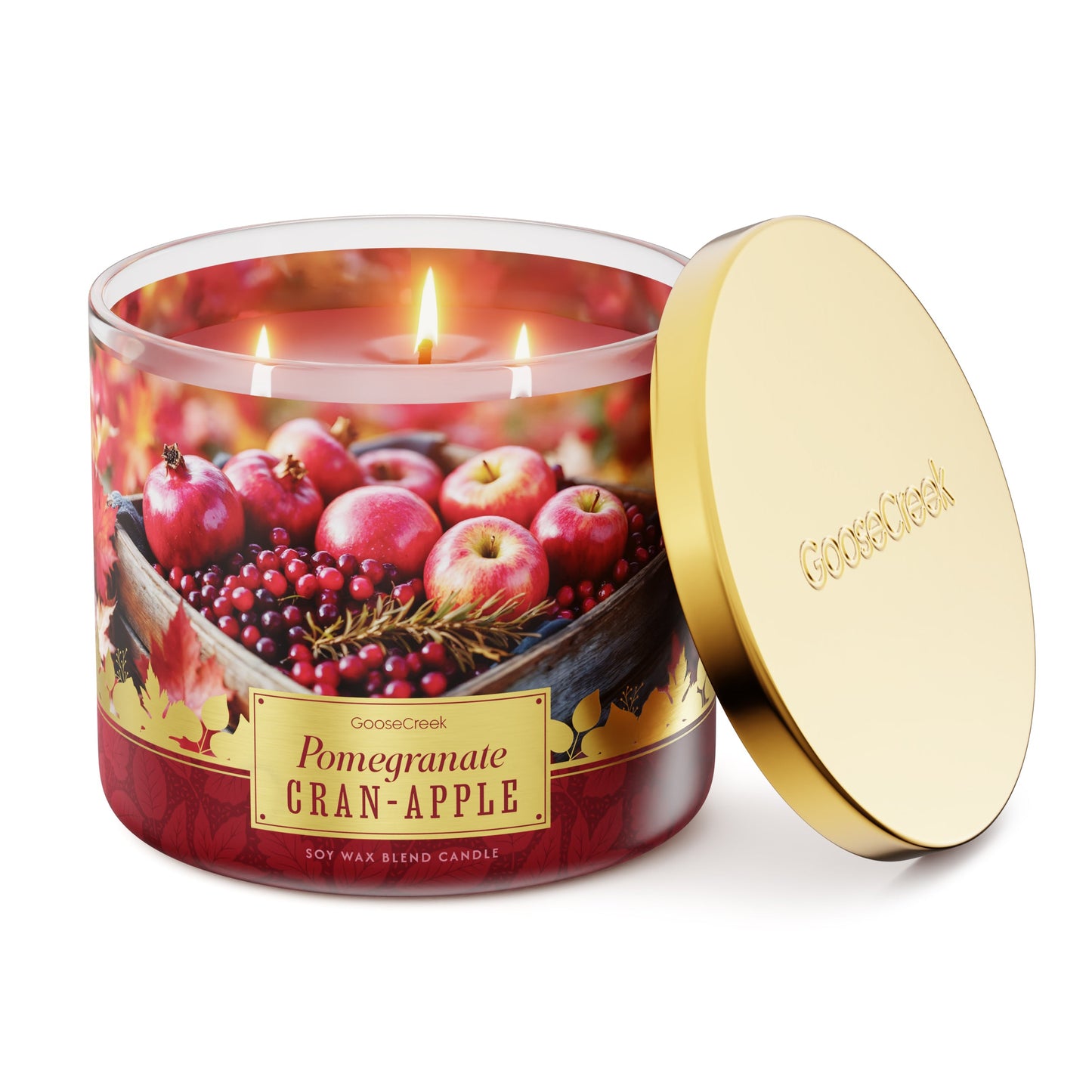 Pomegranate Cran-Apple 3-Wick Candle