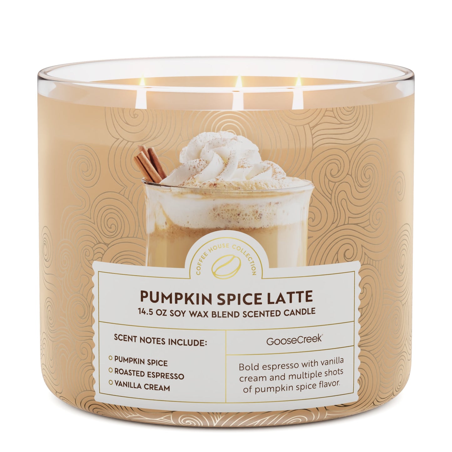 Pumpkin Spice Latte 3-Wick Candle