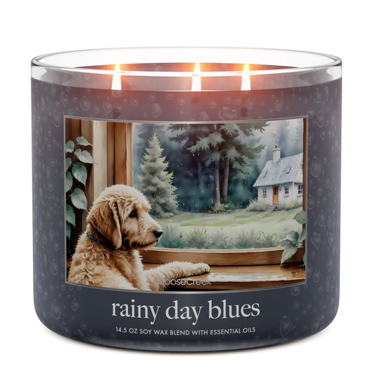 Rainy Day Blues 3-Wick Candle