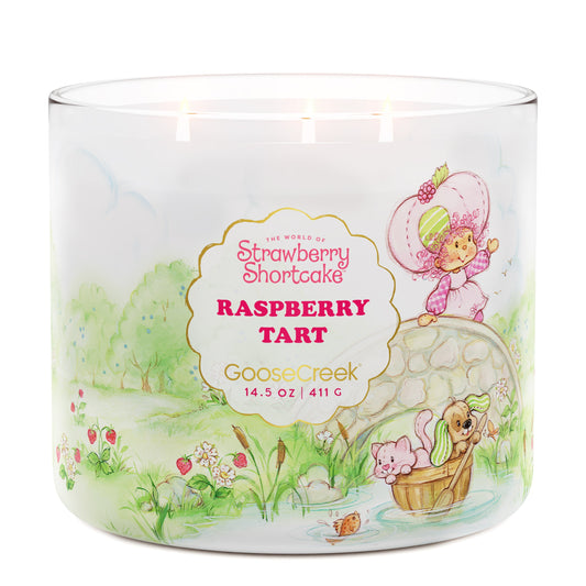 Raspberry Tart 3-Wick Strawberry Shortcake Candle