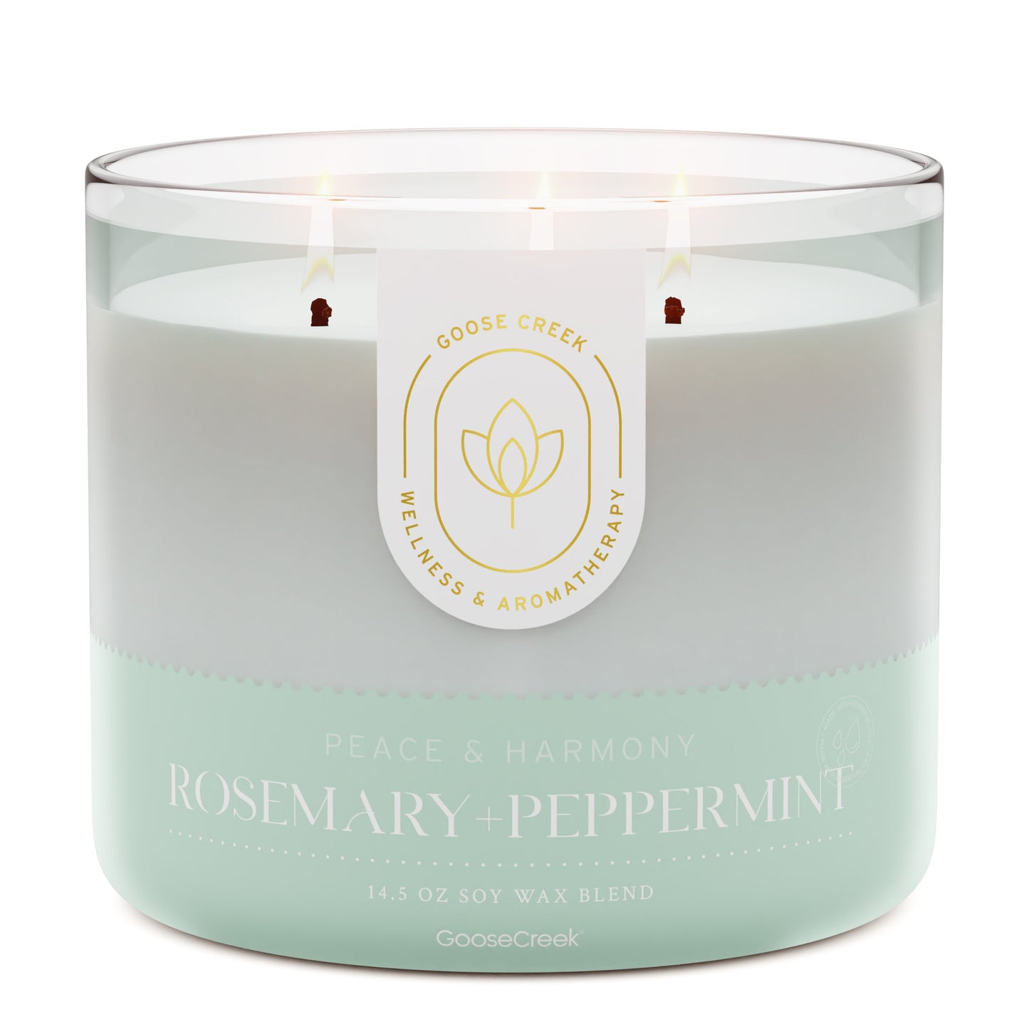 Rosemary & Peppermint Aromatherapy 3-Wick Candle