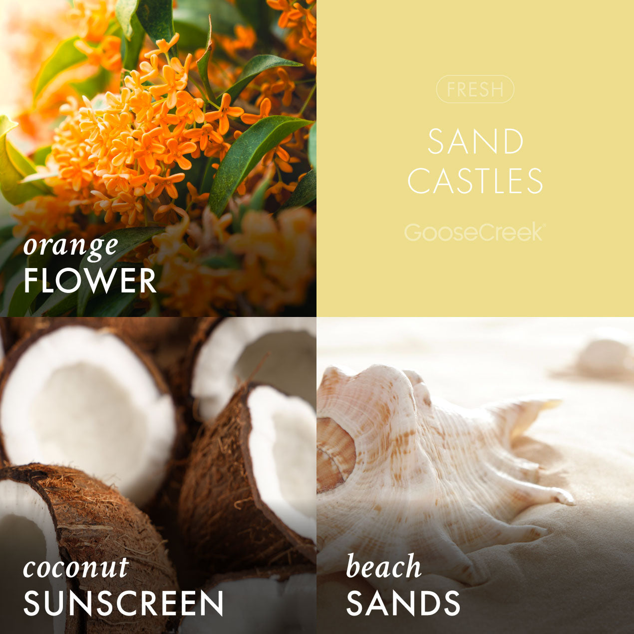 Sand Castles 3-Wick Candle