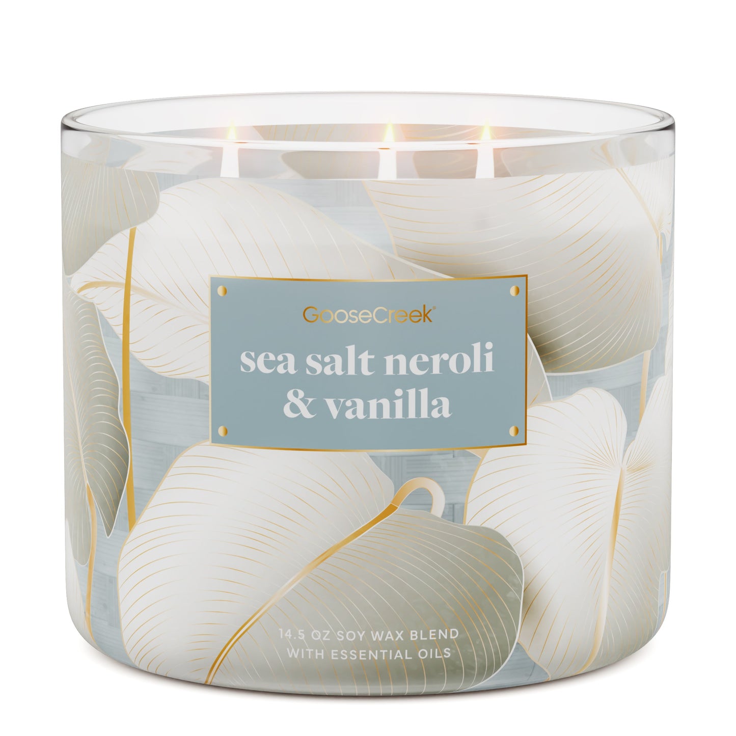 Sea Salt Neroli & Vanilla 3-Wick Candle