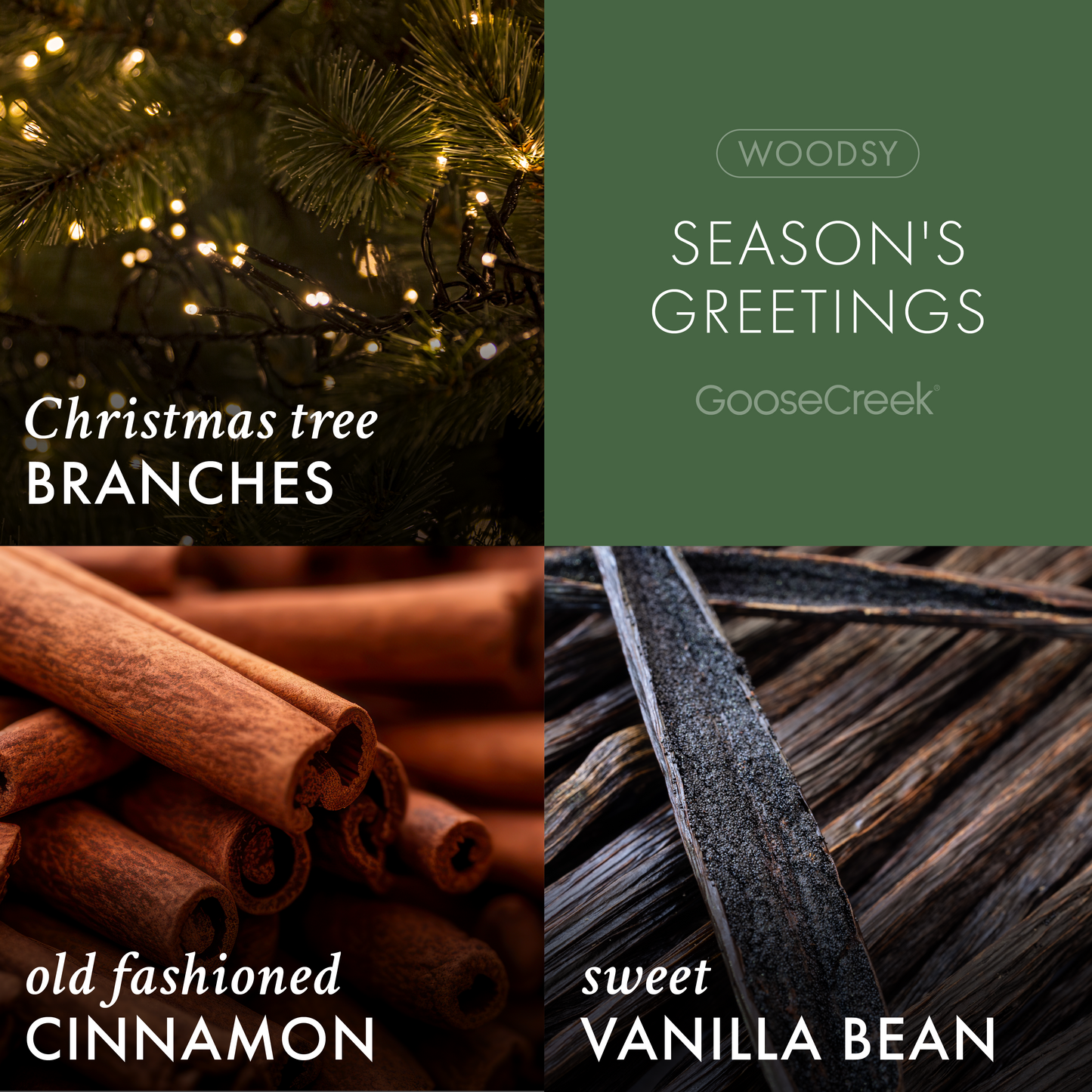 Season's Greetings 3-Wick Candle