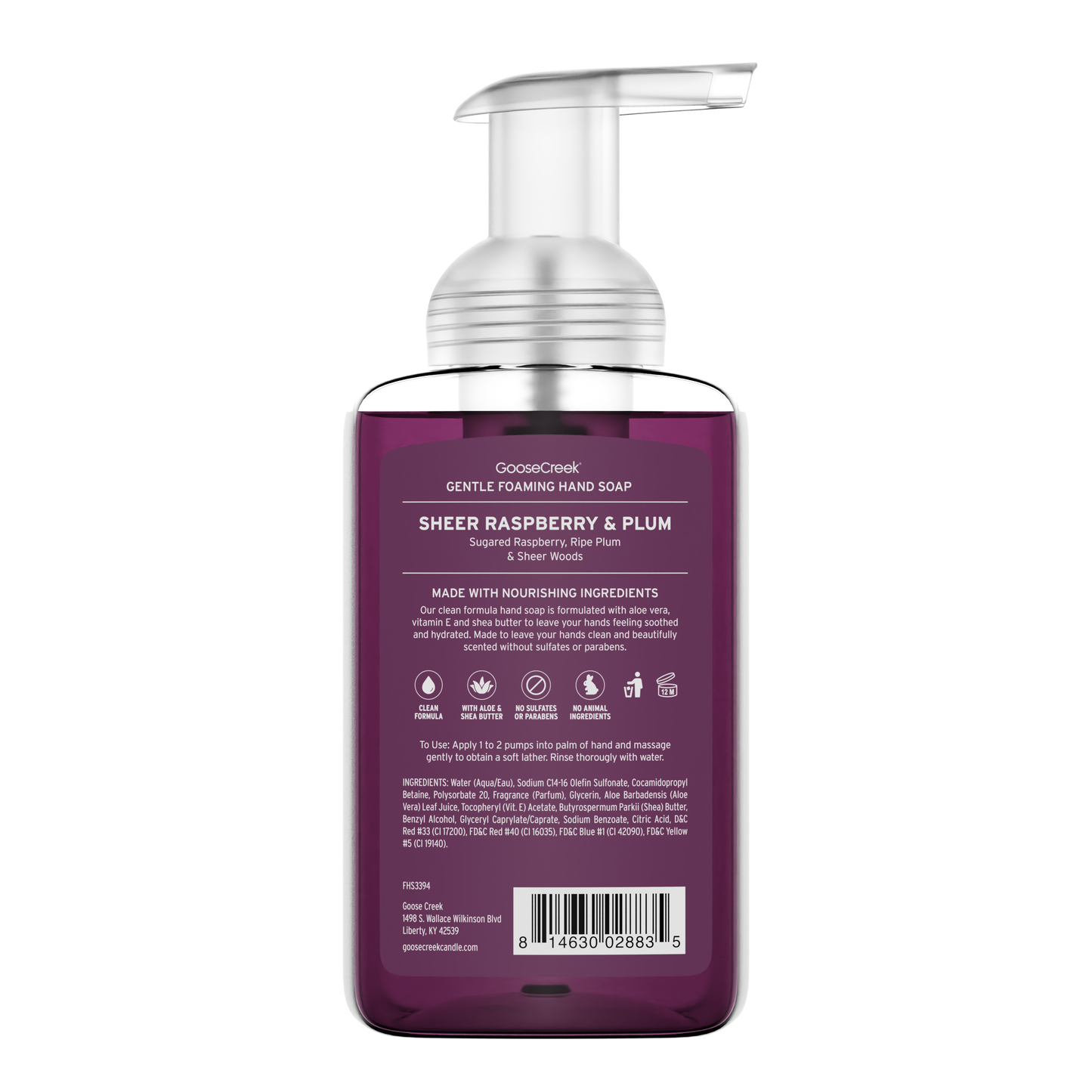 Sheer Raspberry & Plum Lush Foaming Hand Soap