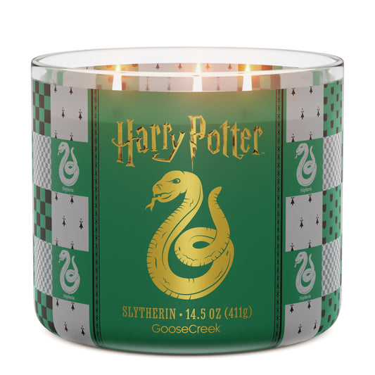 Slytherin 3-Wick Harry Potter Candle