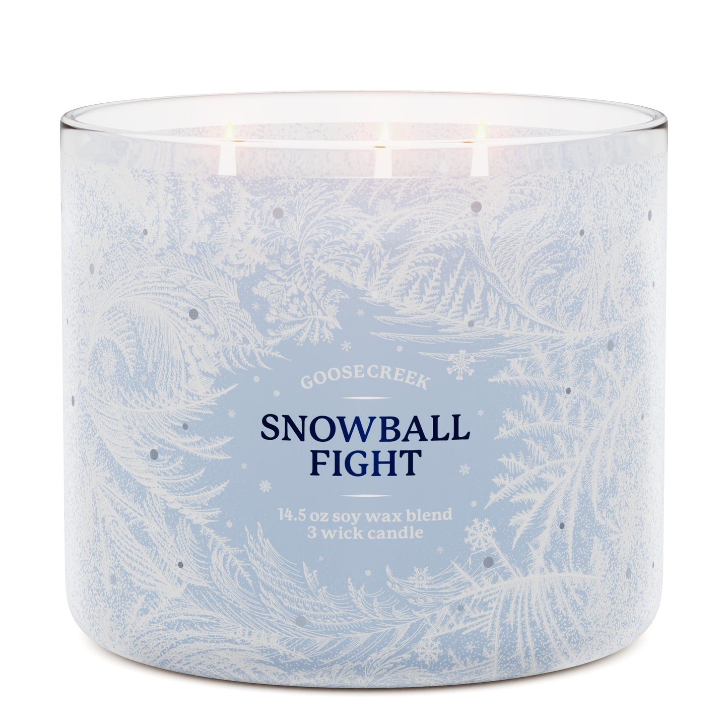 Snowball Fight 3-Wick Candle