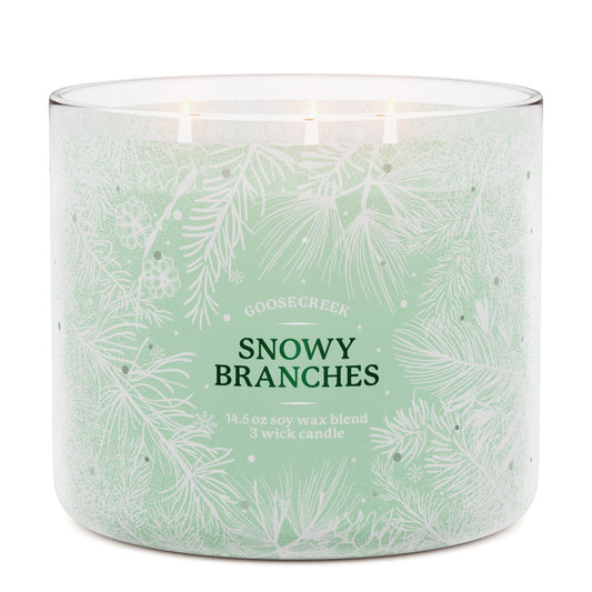 Snowy Branches 3-Wick Candle
