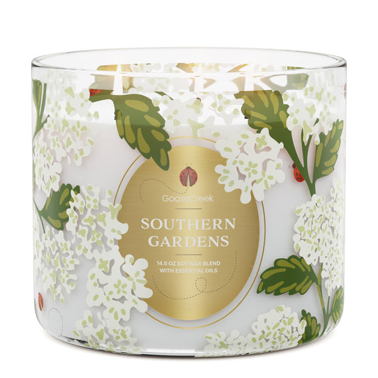 Southern Gardens 3-Wick Candle