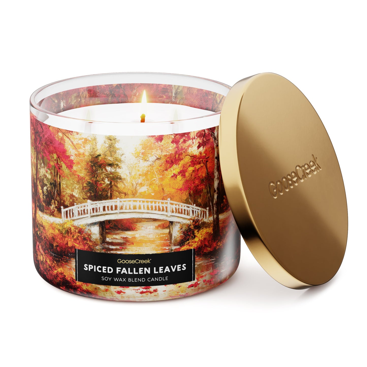 Spiced Fallen Leaves 3-Wick Candle