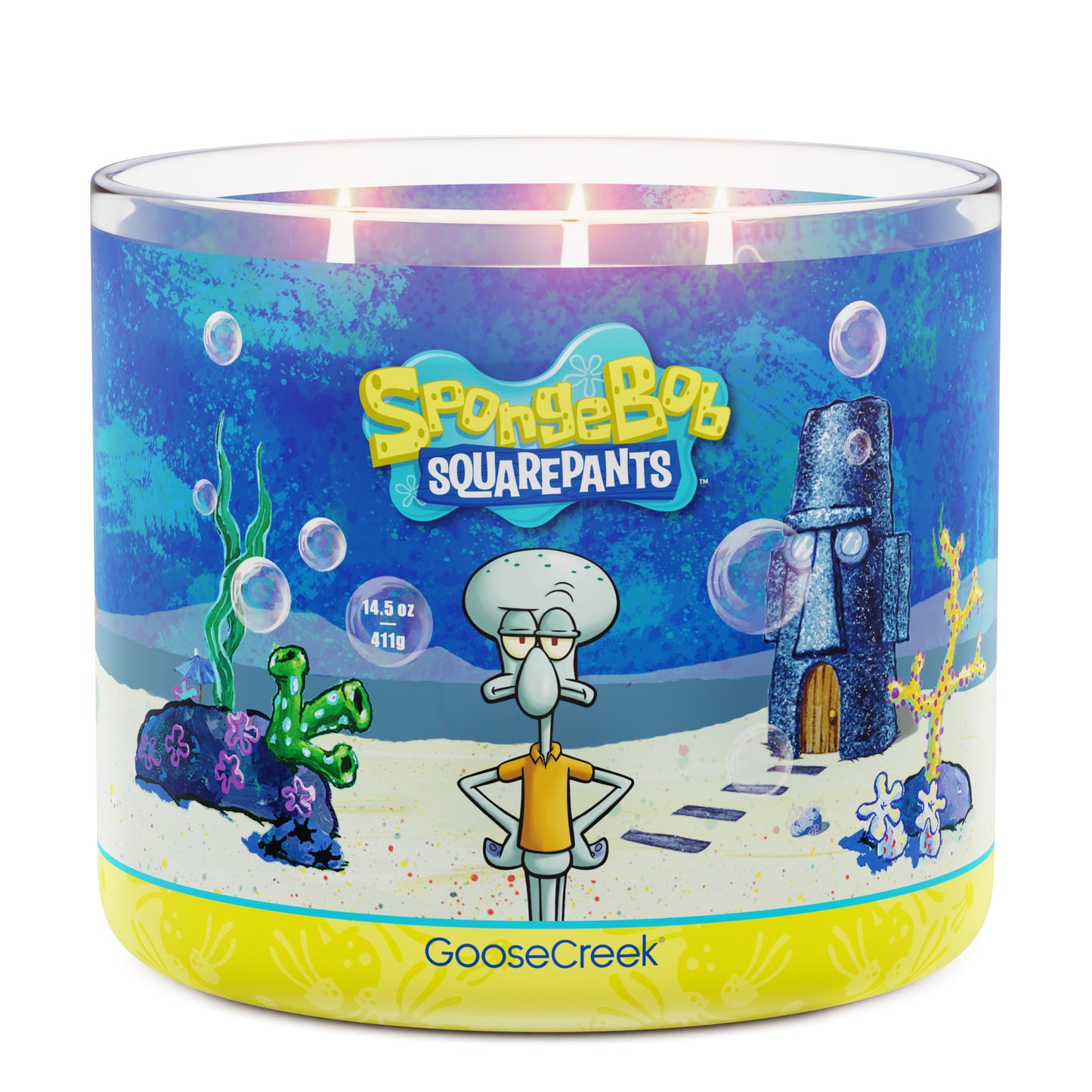 Squidward Tentacles 3-Wick Candle