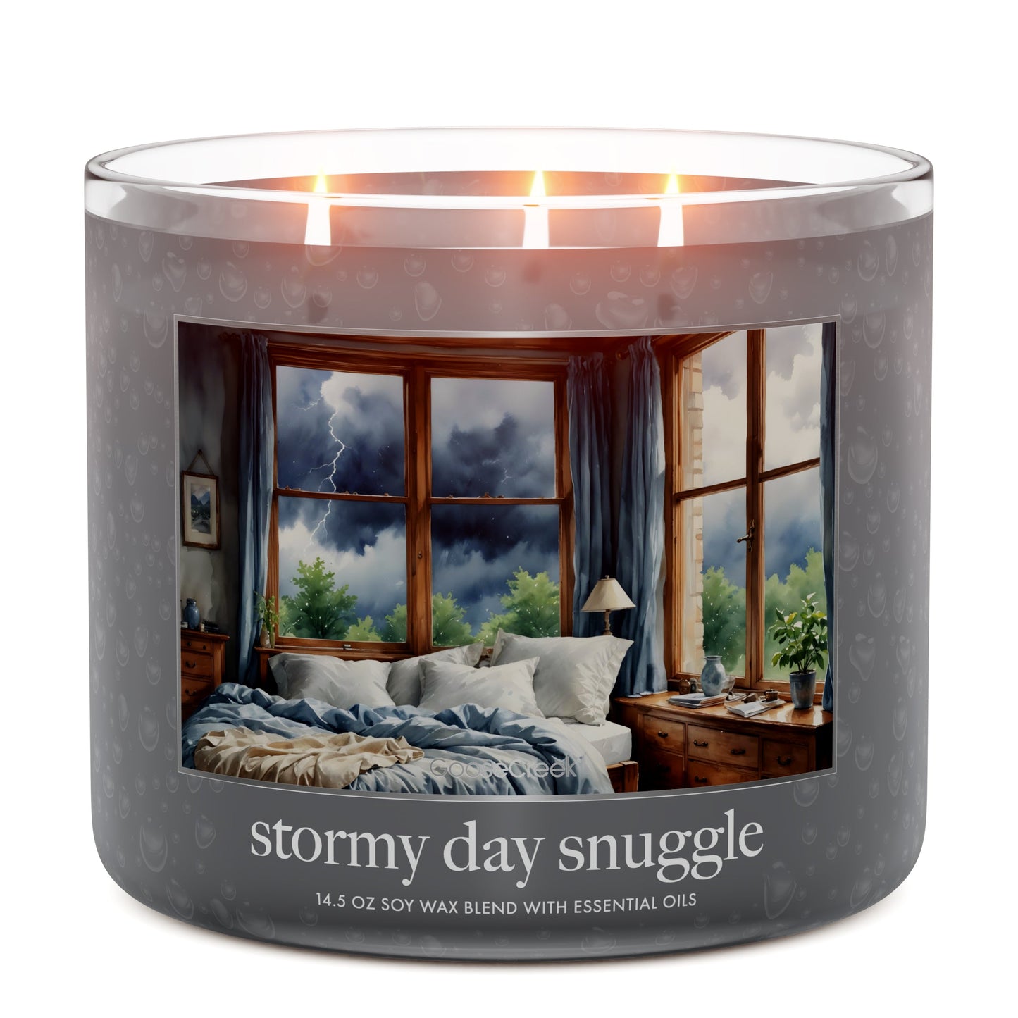 Stormy Day Snuggle 3-Wick Candle