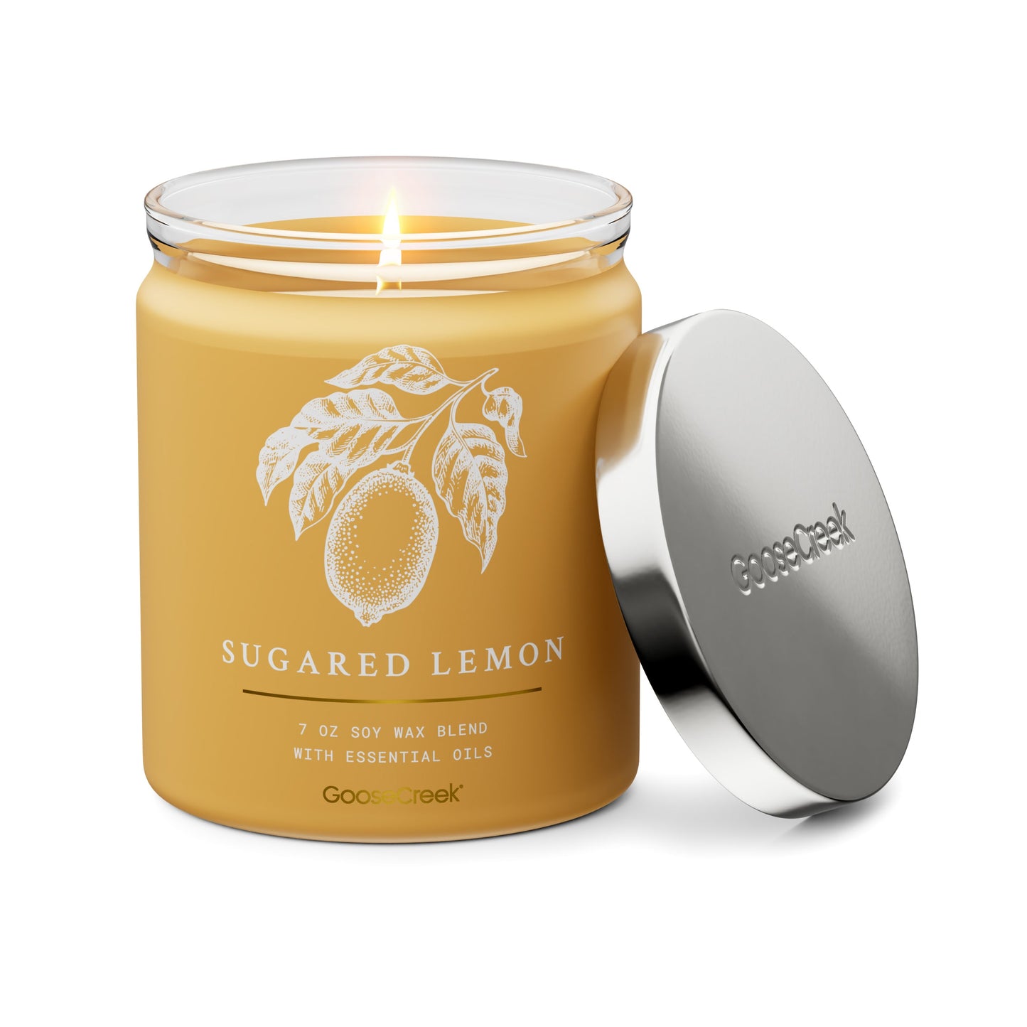 Sugared Lemon 7oz Single Wick Candle