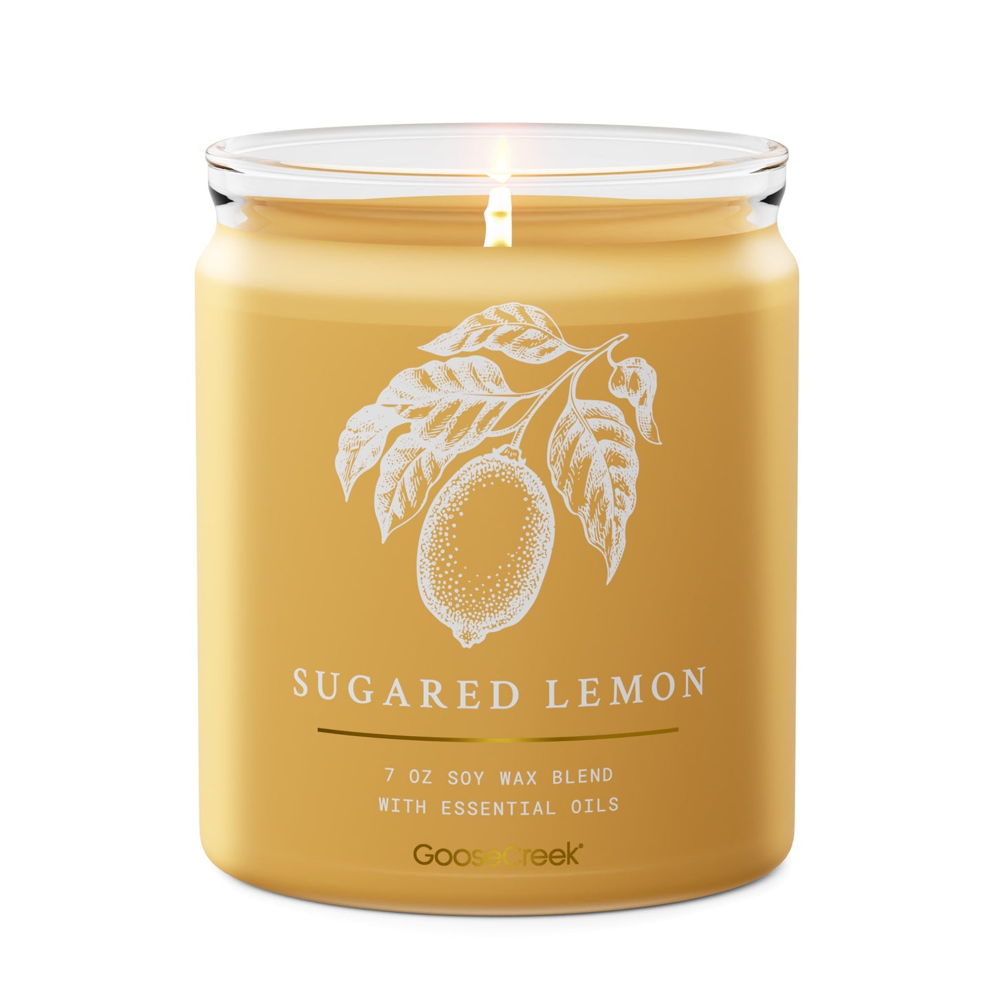 Sugared Lemon 7oz Single Wick Candle