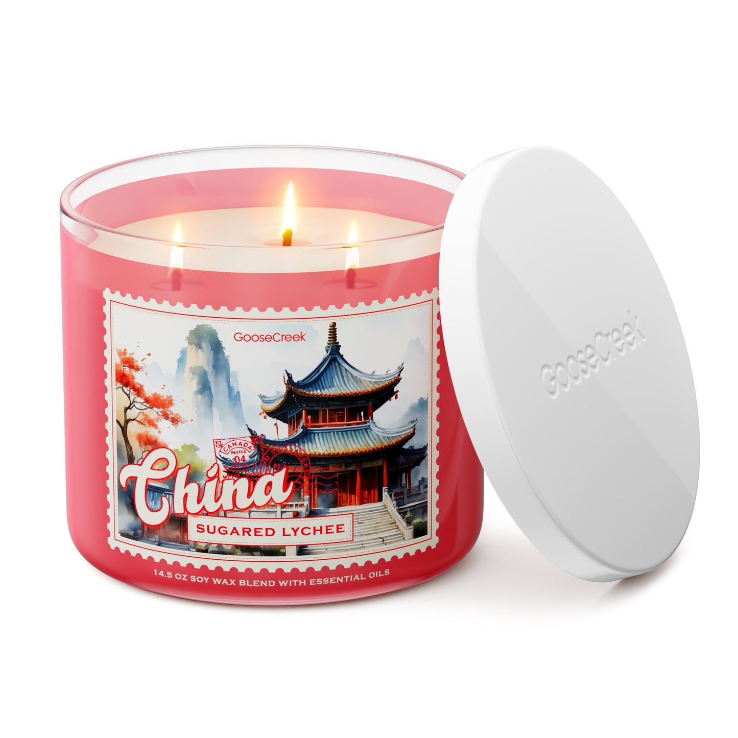 Sugared Lychee China 3-Wick Candle
