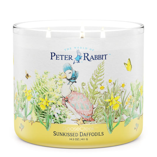 Sunkissed Daffodils Peter Rabbit 3-Wick Candle
