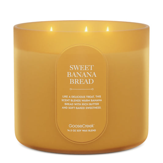 Sweet Banana Bread 3-Wick Candle