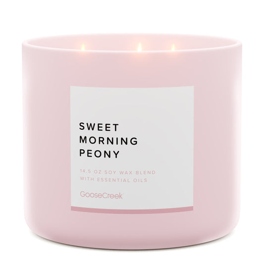 Sweet Morning Peony 3-Wick Candle