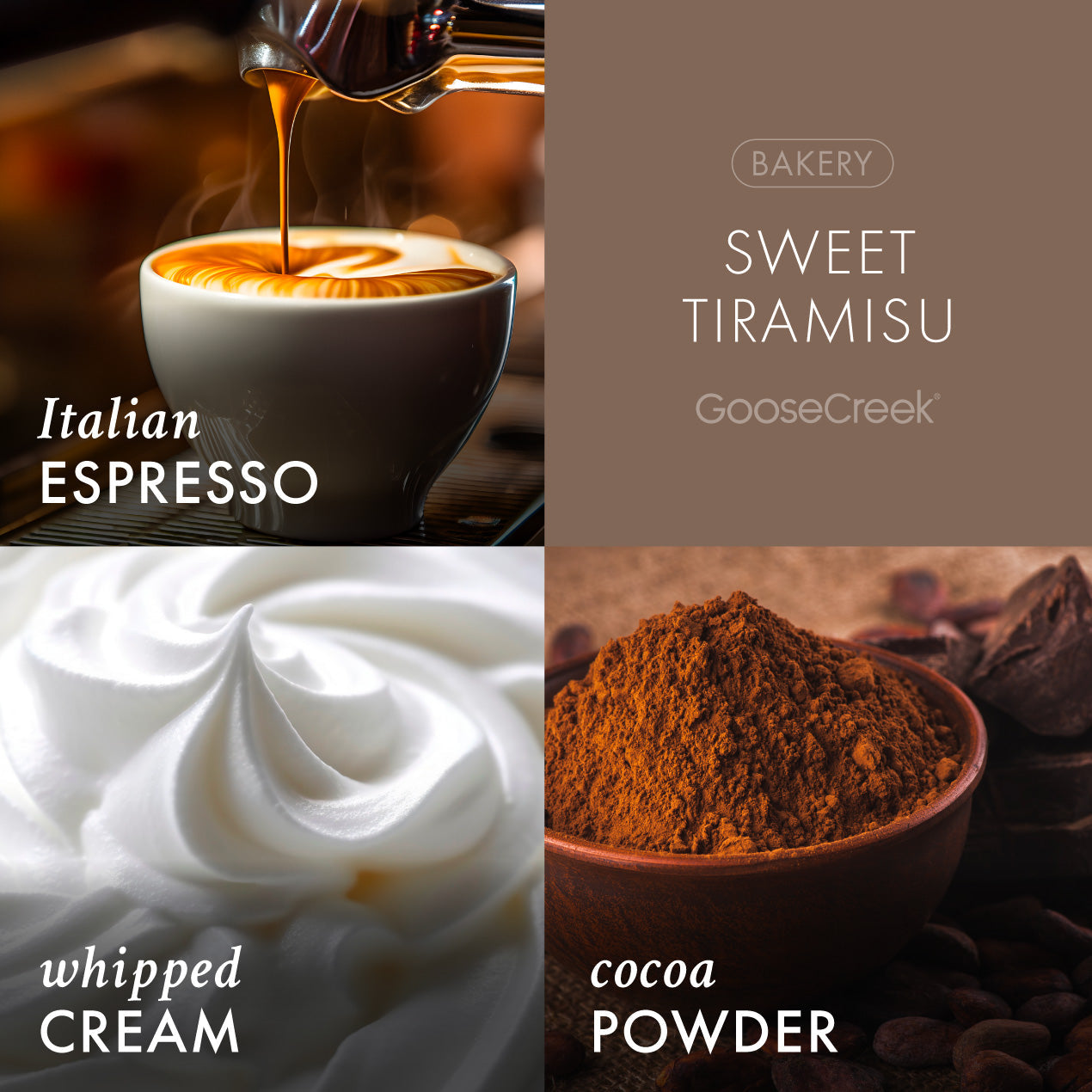 Sweet Tiramisu Italy 3-Wick Candle