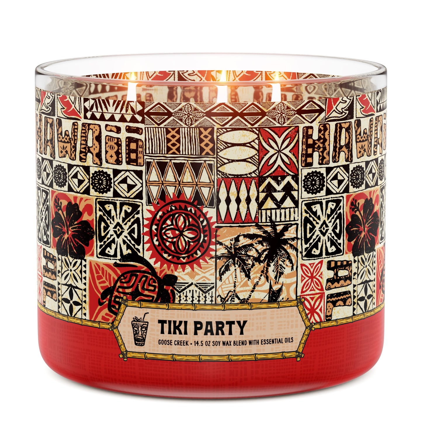Tiki Party 3-Wick Candle