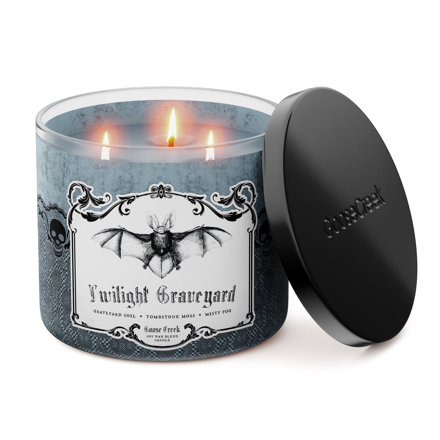 Twilight Graveyard Large 3-Wick Candle