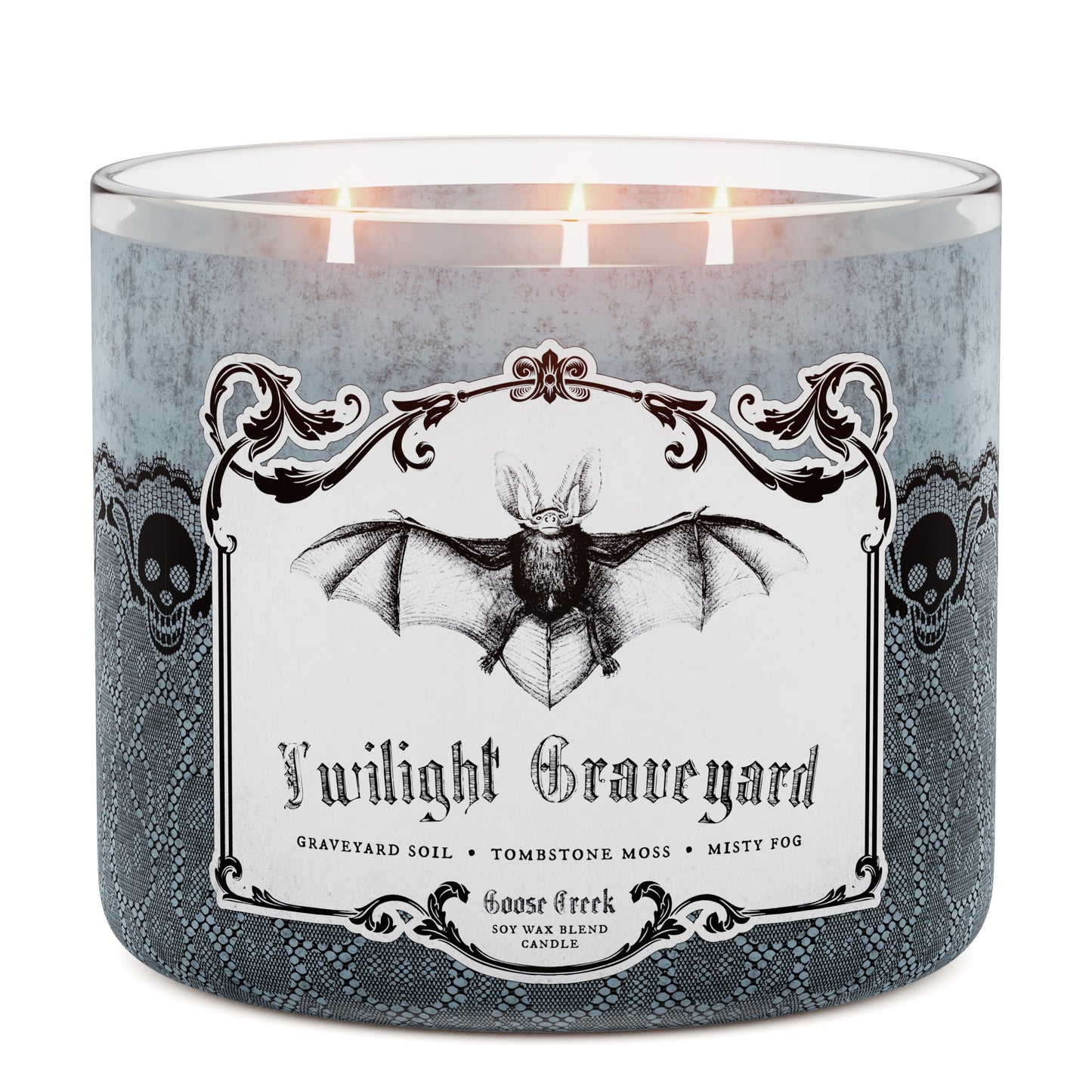 Twilight Graveyard Large 3-Wick Candle