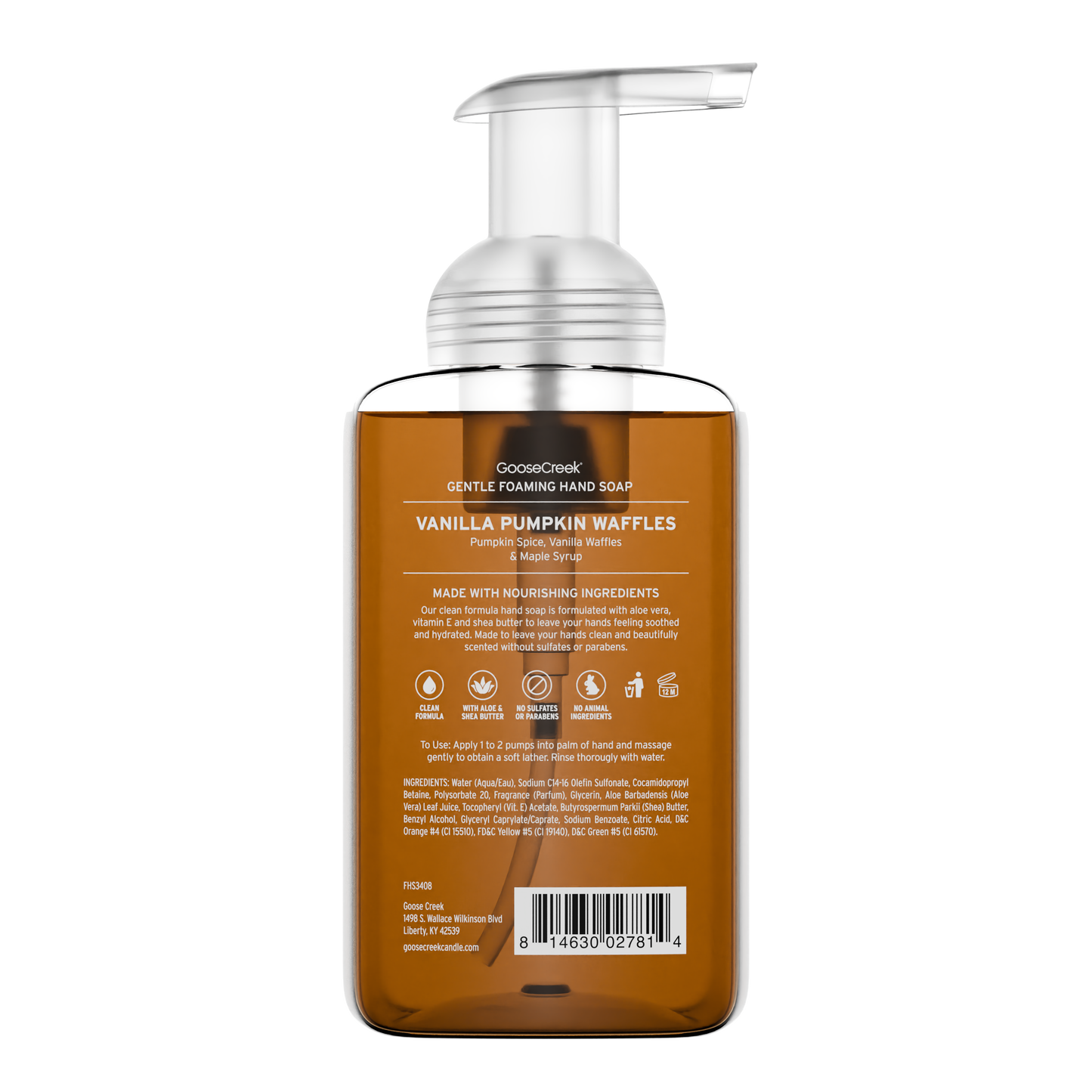 Vanilla Pumpkin Waffle Lush Foaming Hand Soap