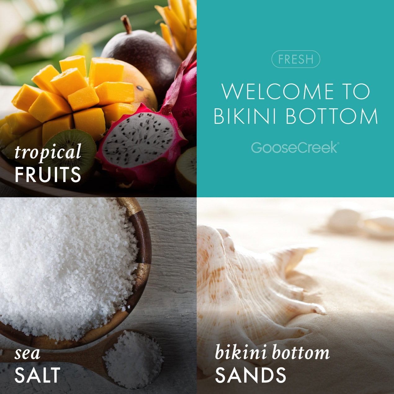 Welcome to Bikini Bottom 3-Wick Candle