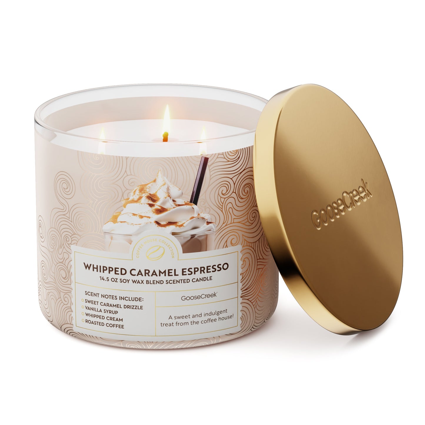 Whipped Caramel Espresso 3-Wick Candle