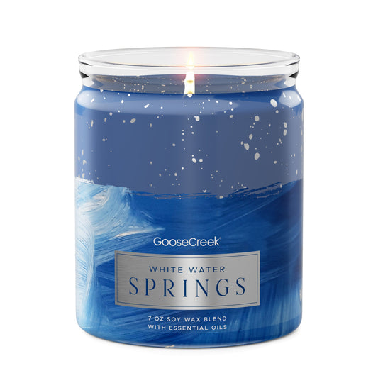 White Water Springs 7oz Single Wick Candle