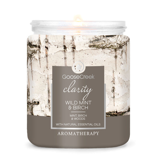 Wild Mint & Birch Aromatherapy 7oz Single Wick Candle
